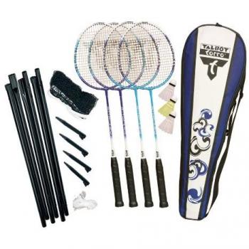 Fighter Playset 2 Badminton 2 Player Set - Blue/Black/White, 27 Inch