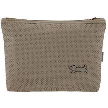 Bolsa Aseo Paris Camel 6x28x20 cm