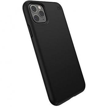 Speck Funda Protectora Fina Delgada para iPhone 11 Pro Max Estuche Antichoque Duradero Resistente para Teléfono Móvil Smartphone Apple - Presidio Pro - Negro