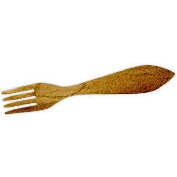 Fackelmann angulas, Tenedor, Madera de Haya Color Claro, provisto 4 Dientes, 16x4cm, 1ud