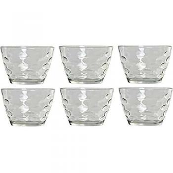 Set de Vasos DKD Home Decor Transparente Cristal 400 ml (6 Piezas)
