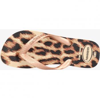 Havaianas Chanclas Top Animals Beige Negro Marrón Mujer 41-42