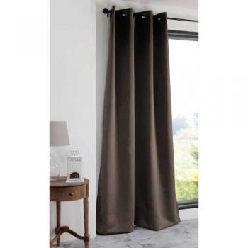 Cortina Opaca Notté 100% Poliéster 135 x 250 cm Color Taupe