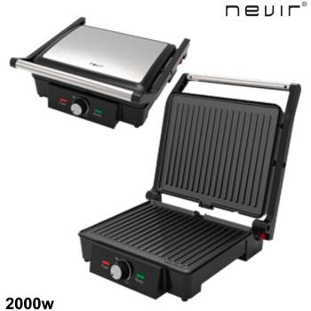 Plancha Grill Nevir 2000W 29x24cm NVR-9439