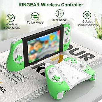 KINGEAR Mandos Switch para Consola Switch/Switch Lite, Mando para Switch Videojuegos, Gamepad con Mando a Distancia para Switch con giroscopio, Encantador Regalo Mujer Regalo Hombre