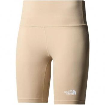 Malla corta The North Face Flex 8in mujer beige crema
