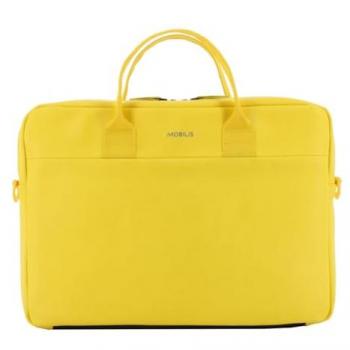 Mobilis Origine 2 Estuche para portátil de dama amarillo, tamaño 11-14 pulgadas (35.6 cm), maletín para laptop, One Size