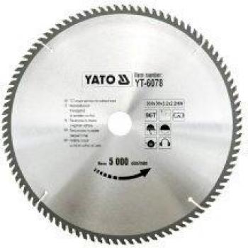 Yato YT-6078 - Sierra circular con carburo 300 x 96 x 30 mm