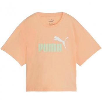 Camiseta Puma Logo Cropped para Niño/a