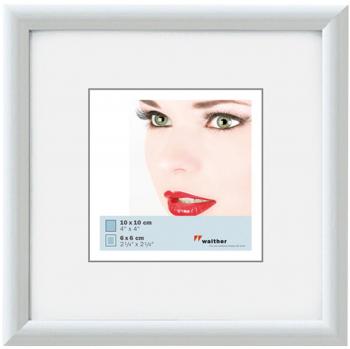 Marco expositor de pie retroiluminado Blanco 20x20 Plástico Walther Design KW220H