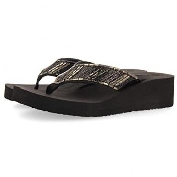Sandalias Gioseppo Apiaca para mujer en color negro, modelo 68964, talla 40 EU