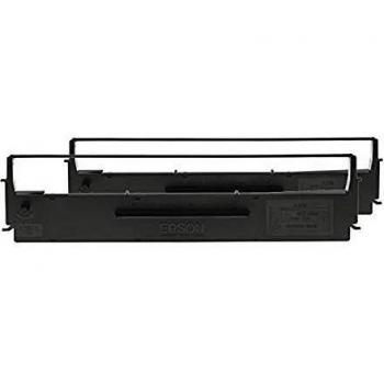 Cinta de impresión Epson paquete doble negra (C13S015614)