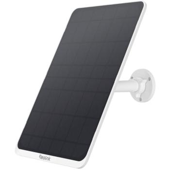 Panel Solar Reolink 3 - 12W Blanco, Compatible con Cámaras, IP65, USB-C, Soporte de Pared/Poste