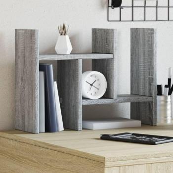 Organizador de escritorio Sonoma gris 34,5x15,5x35,5 cm multicapa