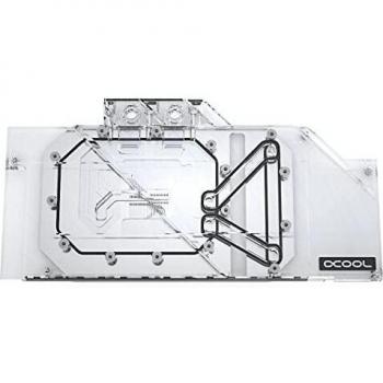 Alphacool Eisblock Aurora Acrylic GPU Water Block for AMD Radeon 5700 XT ASUS ROG Strix