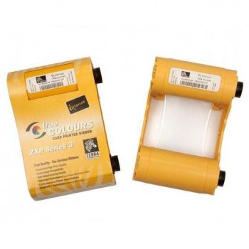 Cinta de sublimación Zebra 800033850 para impresora, color negro, con superposición