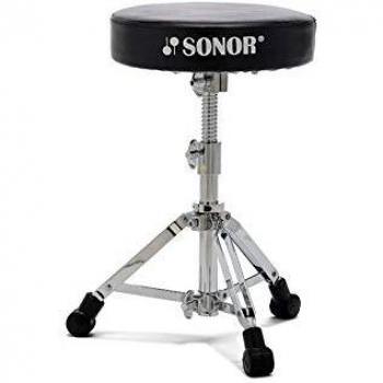 Taburete de Batería Sonor DT 2000 - Asiento Redondo Ajustable y Cómodo