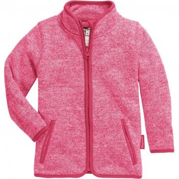 Playshoes Unisex Kids' Knitted Fleece Jacket - Pink, Size 128