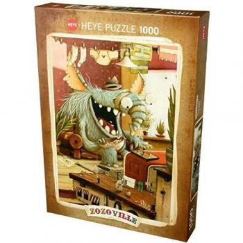 Zozoville Laundry Day 1000-Piece Puzzle by Johan Potma