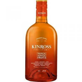 Kinross Gin premium tropical&exotic fruits - 3 botellas x 700 ml - Total: 2100 ml
