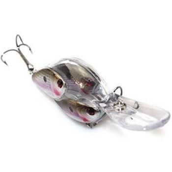 bravolotus 3D Fish Eye Mini Fat Minnow Bionic Crankbaits Señuelos de Pesca Cebos Toyito Cebo