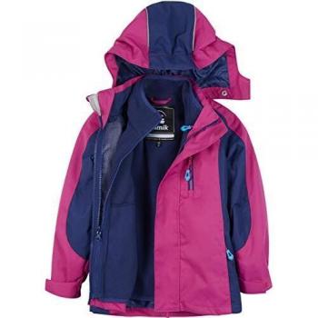 Kamik SERAPHINAP Chaqueta, Niñas, Pink/Navy, 104