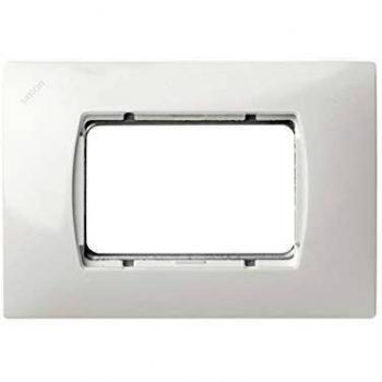 Simon 27613-64 - Placa Americana 3 Mod.Est.O 1 Anch.+1 E.