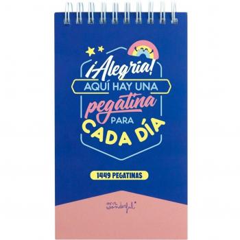 Bloc de Pegatinas Mr.Wonderful para Apuntes Lo Más de Lo Más - Kit Back to School Papelería, 9x1x16 cm