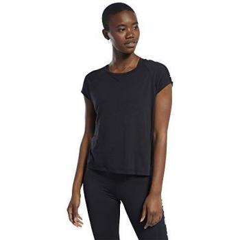 Reebok TS Bo tee Camiseta, Mujer, Negro, L