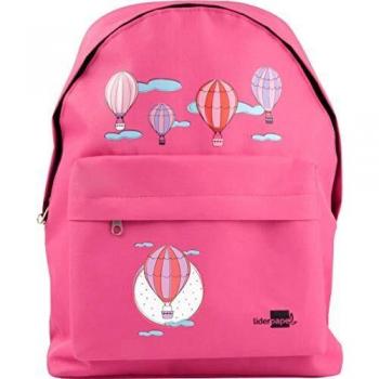 Liderpapel Cartera Escolar Mochila Globos Color Rosa 380x280x120 Mm