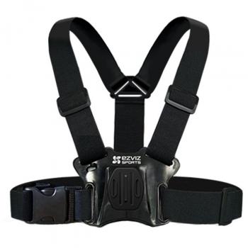 EZVIZ Correa para el Pecho, Arnés para el pecho, Accesorio para Cámara Deportiva, se lleva en el Pecho con Carcasa Impermeable, Vídeo en Primera Persona