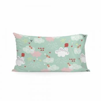 Funda de Almohada HappyFriday Moshi Moshi Multicolor 50x75 cm 100% Algodón Calidad 150