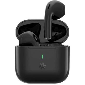 Auriculares Inalámbricos Bluetooth Celly CompactBK Negro con USB Tipo C para Llamadas y Música