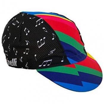 Cinelli Cap Vintage Fahrrad Rider Mützen Kappen Fixie Retro Rennrad Fahrer, RiderCaps, Stil Zydeco Bunt
