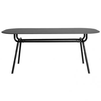 Mesa Comedor Tamasi de Piedra Negra 180x90x75cm
