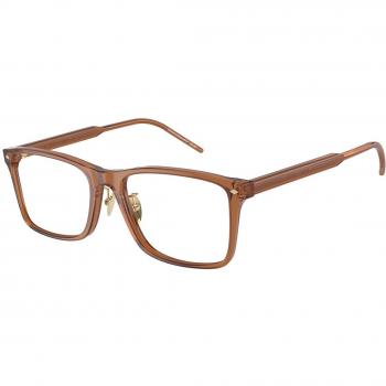 Giorgio Armani AR7258F Asian Fit 5932 Men's Eyeglasses Brown Size 55 - Blue Light Block Available