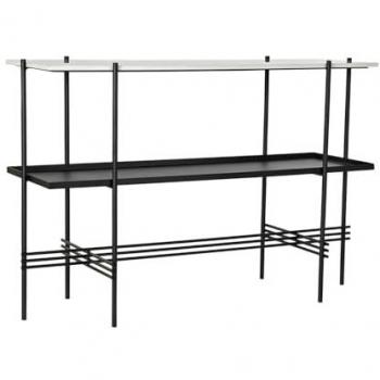 Consola de Metal y Mármol 120x40x80 Negro - Fijalo, el complemento ideal para tu hogar