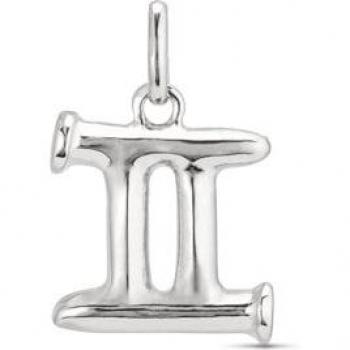 UNO de 50 - Gemini Silver Plated Metal Alloy Charm