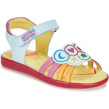 Agatha Ruiz de la Prada - Sandalias abiertas de niña en piel con adorno