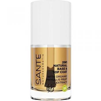 Base y Esmalte Uñas Natural 2 en 1 Sante 15 ml