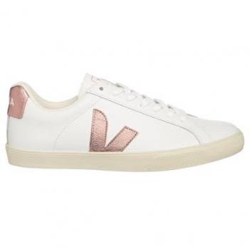 VEJA Esplar Logo Leather Extra White Sable Trainers Size: 37, Colour: - female