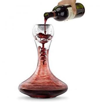 Wayfair Basics™ Final Touch Twister Aerating Wine Decanter 0.75L Clear