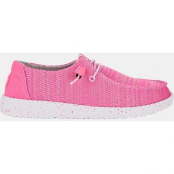 Mocasín Deportivo Mujer Malla Fucsia Hey Dude Wendy EU 36