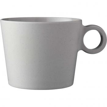 Taza de cappuccino Mepal Bloom Pebble white 375 ml, resina tipo mug