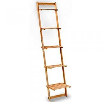 vidaXL Estantería de Pared Escalera Madera de Cedro 41,5x30x176 cm Librería