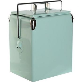 Cool Box Green PVC Metal Steel Polypropylene 17L