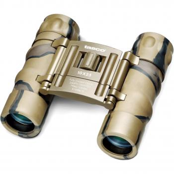 Tasco 10x25 Essentials - Prismático compacto, camuflaje