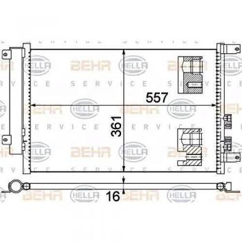 Hella 8FC 351 343-504 Sistemas de Aire Acondicionado