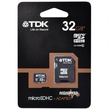 TDK T79193 - Tarjeta de Memoria Micro SDHC de 32 GB con Adaptador