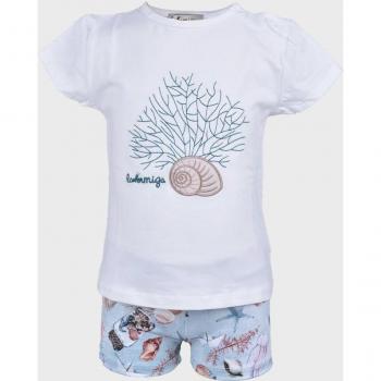 Conjunto de niño blanco de algodón (La Ormiga 1090410304)